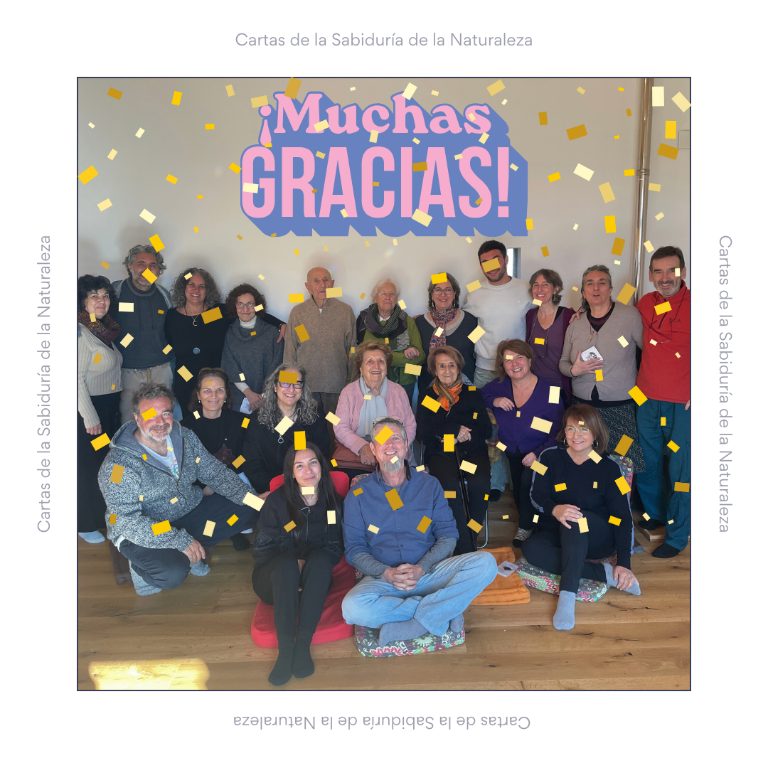 Grupo de personas asistentes a la presentación de las Cartas de la Sabiduría de la Naturaleza